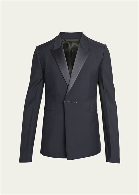 men's givenchy jacket|Givenchy metal clip blazer men.